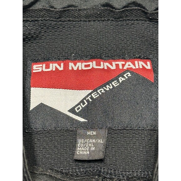 PGA Indiana Section Sun Mountain OuterWear Mens XL  1/4 Zip Golf Pullover Black - Picture 4 of 11